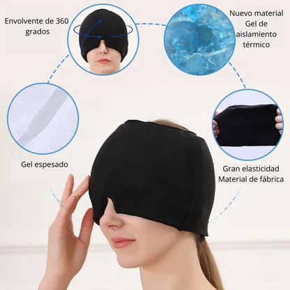 GORRO DE GEL ANTIMIGRAÑA