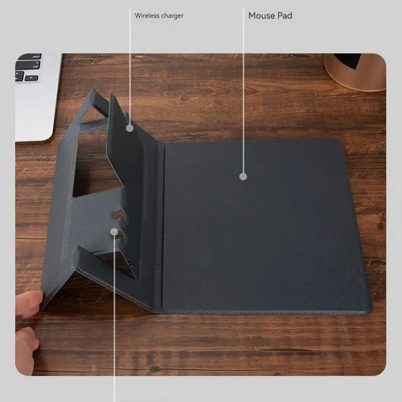 Mousepad con Cargador Inalámbrico